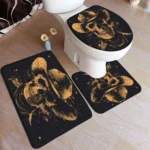 Cartoon Halloween Bath Mat Set - Image 5