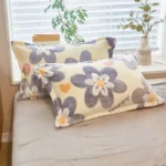 Multi-gauge Cartoon Printed Plush Pillowcase, Rectangular Sleeping Pillowcase