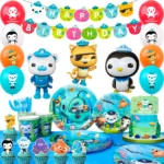 Octonauts Birthday Decorations,114pcs  Party Supplies