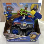 Original Paw Patrol Boomer Roxi Rescue Wheels BIG WHEELED TOY TRUCK with Collectible Action Figure Kids Toys for Boys & Girls - Image 2