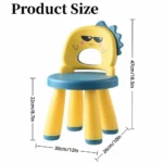 Durable Cartoon Kid Chair Sturdy with Backrest Learning - Image 6
