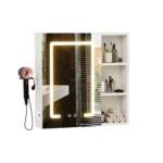 Anti-Fog LED Vanity Mirror Bathroom Furniture Cabinet - Image 6