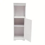 Bathroom Cabinet Freestanding Small Slim Waterproo - Image 4