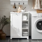 laundry wardrobe with fold-out bag - Image 3