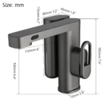 2 IN 1 Bathroom Faucet with Sensor Soap Dispenser - Image 2