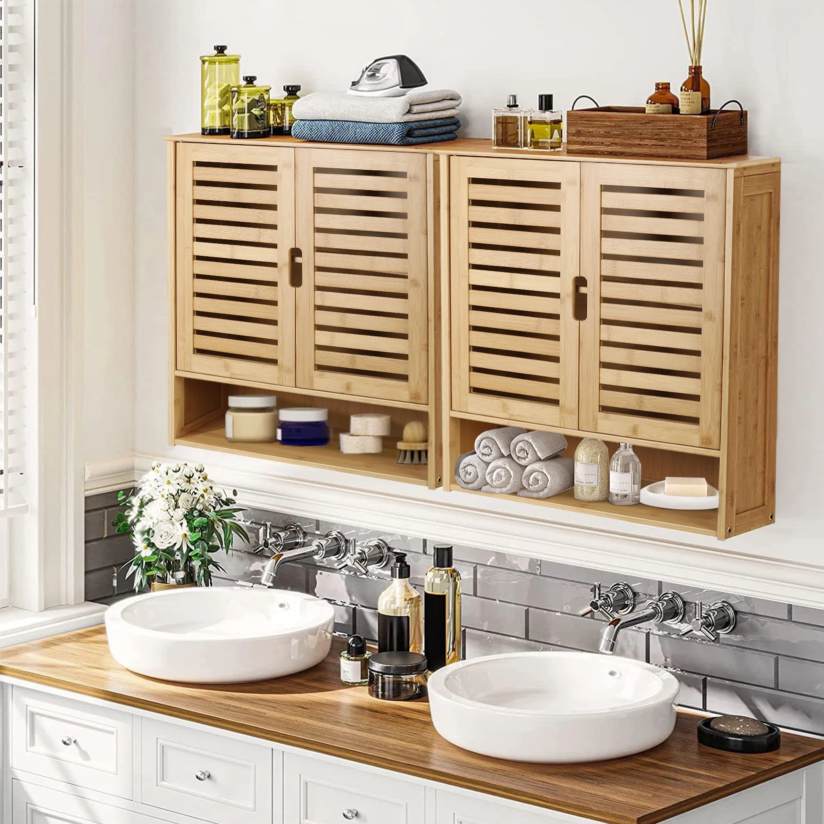 kf-S9a9cacd3d69244779d5e7178707d51ba2 Cabinet Bathroom Storage - Image 1