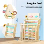 Upgraded 5-in-1 Toddler Playground Vibrant - Image 5