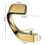 Bathroom Deck Mounted Basin Faucet Black Sink - Image 6