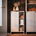 White Narrow Bath wardrobe - Image 3