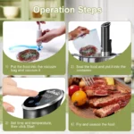 1100W Vacuum Sous Vide Cooker IPX7 Waterproof Slow Cooker with Digital Display LCD - Image 5