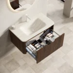 80cm Wall Mounted Bathroom Sink - Image 2