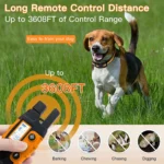 3300Ft Electric Dog Training Collar Remote Control Waterproof Pet BehaviorFor 5-120lbs Puppy With Shock Vibration - Image 3