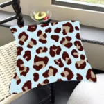 Classic leopard print Square cushions suitable for use in guesthouses bedrooms living rooms sofas and when traveling - Image 5