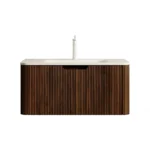 80cm Wall Mounted Bathroom Sink - Image 3