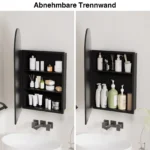 Bathroom Mirror Cabinet With LED/Touch - Image 5