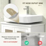 Furniture under the Sink Bathroom Cabinet with Stand - Image 4