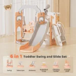 6-in-1 Swing Slide For Children Playground - Image 2