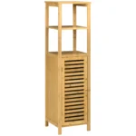 bamboo bathroom auxiliary cabinet with 32,9 door x 29,9x120 cm - Image 2