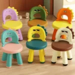 Durable Cartoon Kid Chair Sturdy with Backrest Learning - Image 4