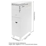 Bathroom Storage Cabinet Wood - Image 3