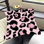 Classic leopard print Square cushions suitable for use in guesthouses bedrooms living rooms sofas and when traveling - Image 6