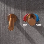 Luxury brass black wall mounted bathroom - Image 6