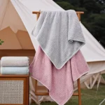 6 Pcs Set of Coral Fleece Material, 3 Bath Towels - Image 5