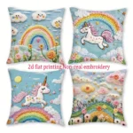 Unicorn and Rainbow Pillowcases: Magical - Image 2