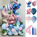 50pcs Lilo & Stitch Party Balloons Stitch Aluminum - Image 2