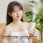 Portable Air Humidifier USB Rechargeable Wireless Home Car Mini Air - Image 5