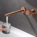 Luxury brass black wall mounted bathroom - Image 2