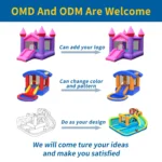 Custom Sizes &Logo Printing Stars Bounce House Party - Image 2