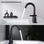Faucet Bathroom WashBasin Sink Tap Solid - Image 3