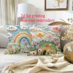 Unicorn and Rainbow Pillowcases: Magical - Image 4