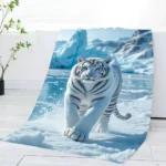 3D White Tiger Towel Home Bath T - Image 2