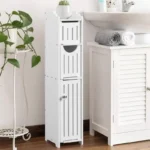 Bathroom cabinet with door