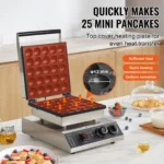 Electric Waffle Maker 25PCS Mini Dutch Pancake Maker - Image 2