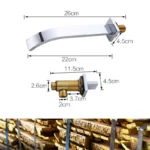 Wall Mounted Saucet Double Handle - Image 2