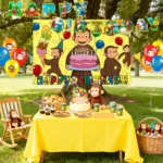 110 Pcs George Monkey Birthday Decorations&Tableware - Image 2
