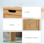 Bathroom Cabinet-2 Drawers - Image 2