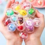 50pcs Capsule Dolls Blind Box Surprise Ball, Mini Round