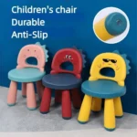 Durable Cartoon Kid Chair Sturdy with Backrest Learning - Image 3
