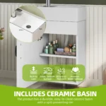 Bathroom Vanity Cabinet with Door - Image 2