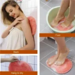 Wash The Foot Brush Body Cleanser Silicone Sponge Bath - Image 3