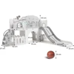 8-in-1 Toddler Slide Activity Playset,Ages 1–3Y - Image 6