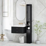 Homcom Bathroom Column with 2 Doors - Image 2