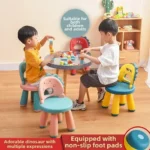 Durable Cartoon Kid Chair Sturdy with Backrest Learning - Image 2