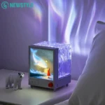 Aurora Box Projector Night Light Bluetooth Ambient