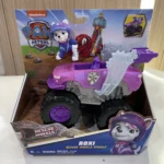 Original Paw Patrol Boomer Roxi Rescue Wheels BIG WHEELED TOY TRUCK with Collectible Action Figure Kids Toys for Boys & Girls - Image 6