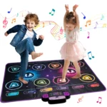 Dancing Blanket Kids Electronic Dance Mat Double Players Mode with 9 Levels Kid Floor Music Blanket Educational Toys Xmas Gifts